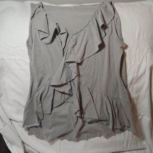 Garnett Hill ruffle tank